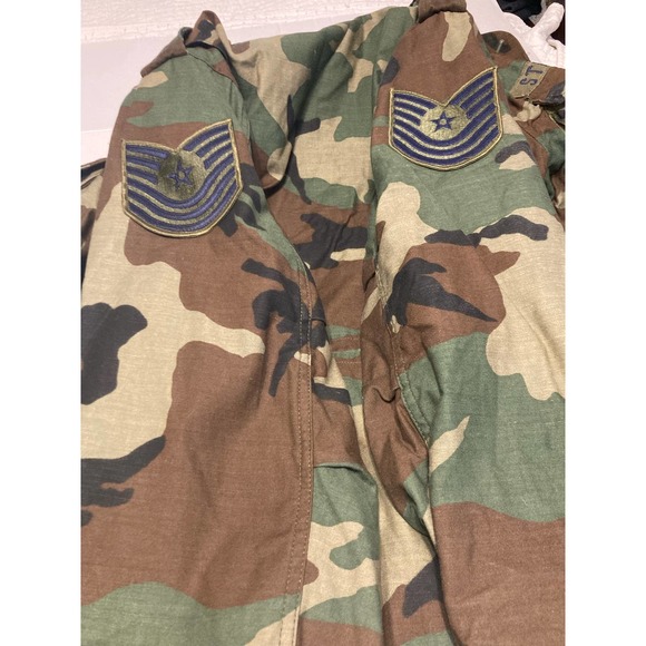 Military Field Jacket Size Small Regular Woodland Camoflage - Picture 3 of 9